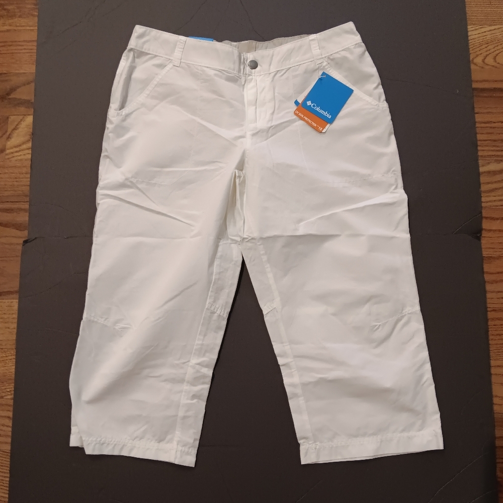 Columbia White Capri Pants Size 10